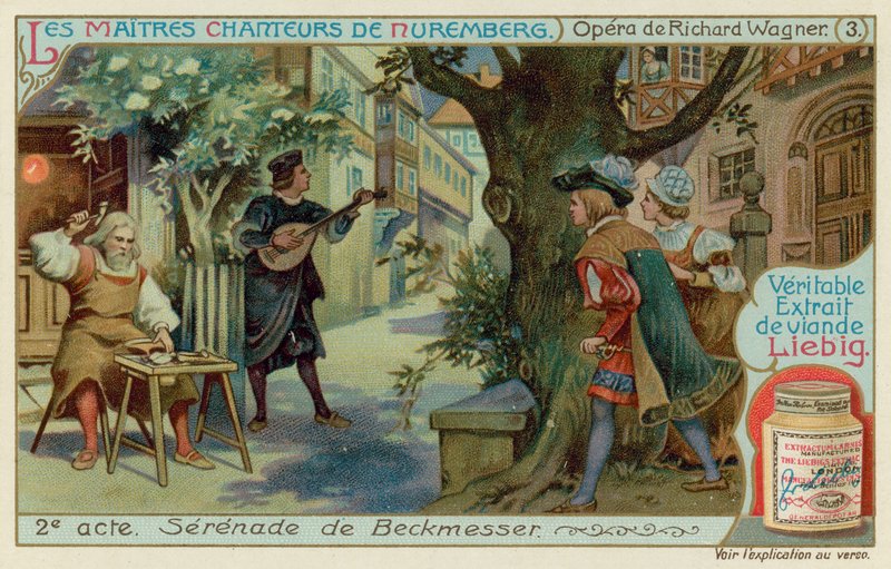 Beckmesser serenady Magdalena przebrana za Evę autorstwa European School
