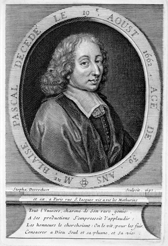 Blaise Pascal, francuski matematyk i fizyk (grafika) autorstwa European School