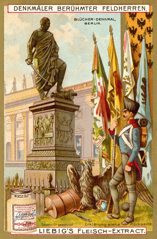 Pomnik Bluchera, Berlin (chromolitho) autorstwa European School