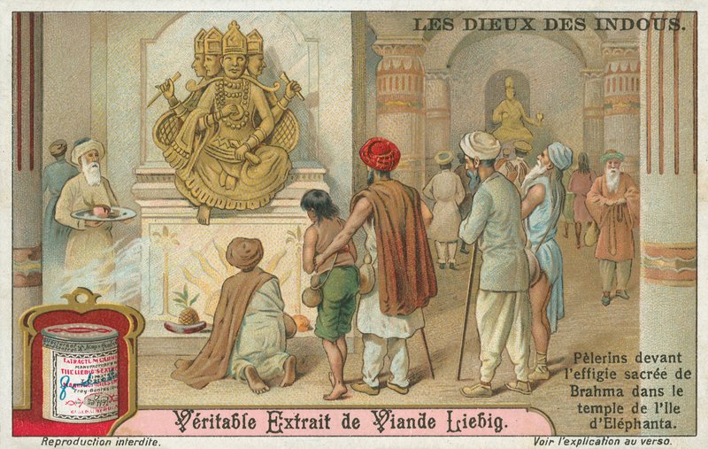 Brahma, karta Liebig, początek XX wieku (chromo) autorstwa European School