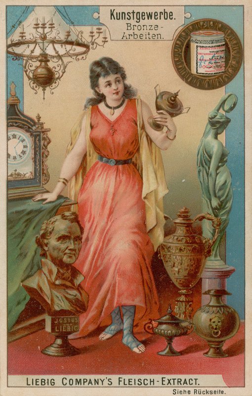 Wyroby z brązu (chromolitho) autorstwa European School