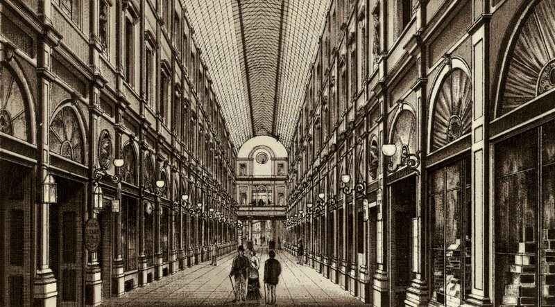 Bruksela/Bruksela: Galerie St Hubert (lito) autorstwa European School