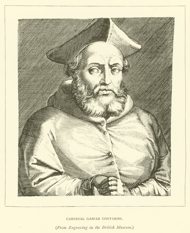 Kardynał Gaspar Contarini (grafika) autorstwa European School