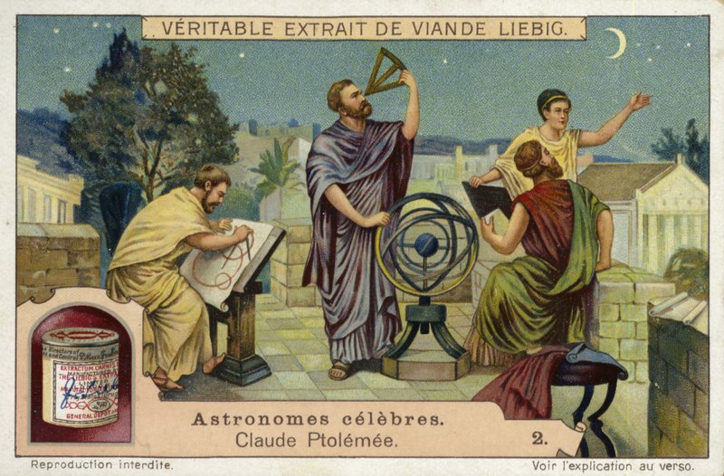 Klaudiusz Ptolemeusz, grecko-rzymski astronom, matematyk i geograf autorstwa European School