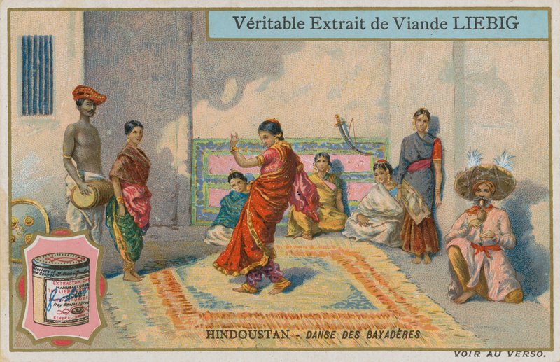 Taniec tancerek w Hindustanie autorstwa European School