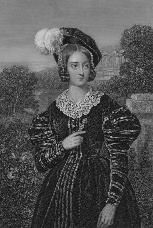 Dorus-Gras, Marguerite De Valois (grafika) autorstwa European School