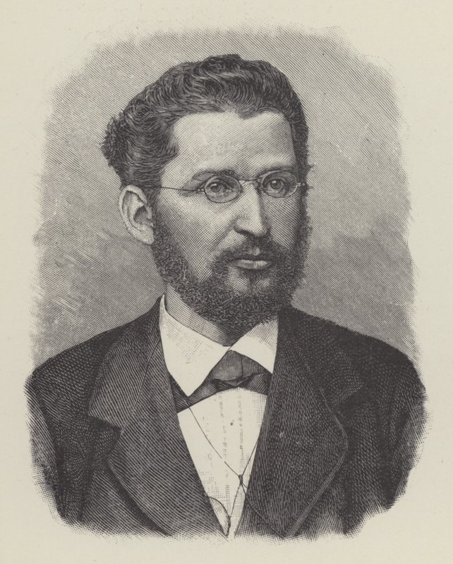 Edward Bernstein, niemiecki filozof i polityk socjaldemokratyczny (litografia) autorstwa European School