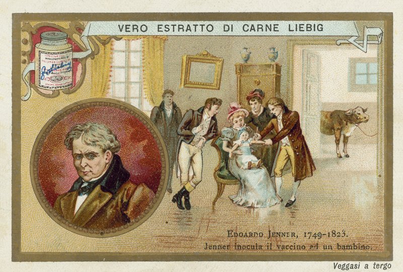 Edward Jenner, angielski lekarz i naukowiec, który odkrył szczepionkę przeciwko ospie autorstwa European School