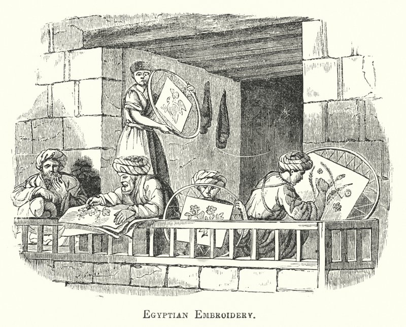 Haft Egipski (Grawerowanie) autorstwa European School