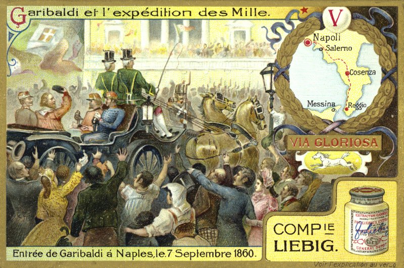 Wjazd Garibaldiego do Neapolu, 7 września 1860 autorstwa European School