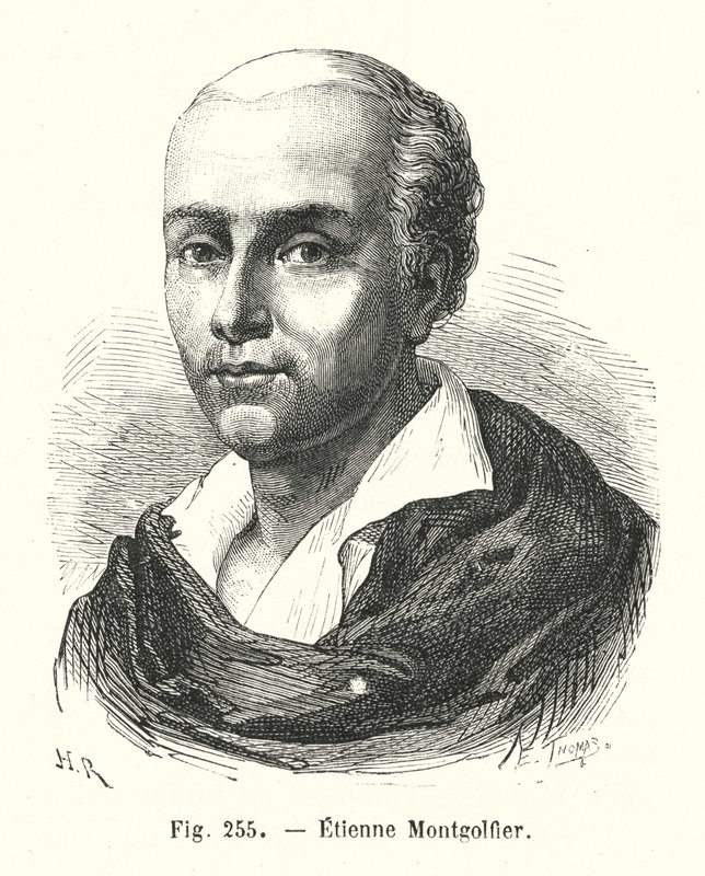 Etienne Montgolfier (Grawerowanie) autorstwa European School