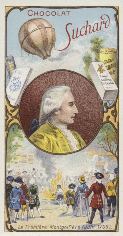 Pierwsza demonstracja balonu na ogrzane powietrze przez braci Montgolfier, Annonay, Francja, 4 czerwca 1783 autorstwa European School