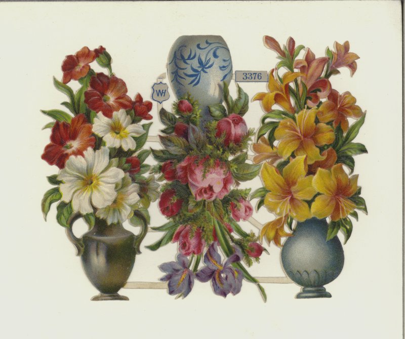Kwiaty (chromolitho) autorstwa European School