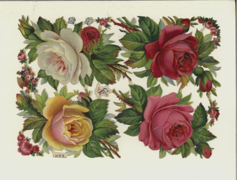 Kwiaty (chromolitho) autorstwa European School