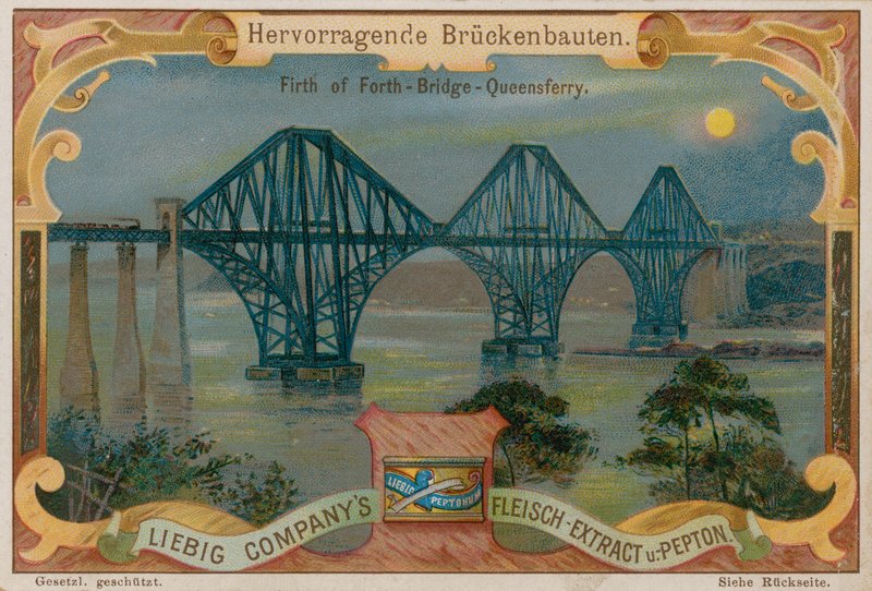 Most Forth nad zatoką Firth of Forth w Szkocji autorstwa European School