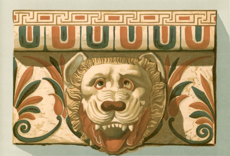 Fragmenty terakoty znalezione w Metapontim w 1828 r. autorstwa European School