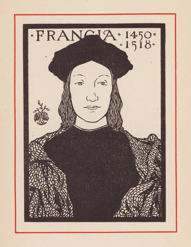 Francesco Francia, włoski artysta (litografia) autorstwa European School
