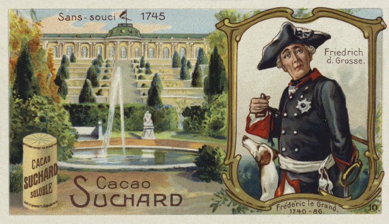 Fryderyk Wielki, król pruski i Pałac Sanssouci, Poczdam autorstwa European School