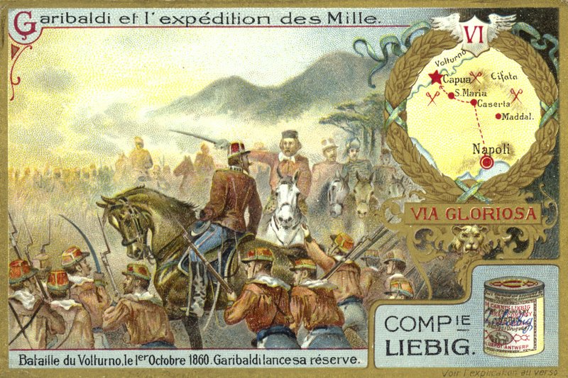 Garibaldi popełnia swoje rezerwy, Bitwa pod Volturnus, Włochy, 1 października 1860 autorstwa European School