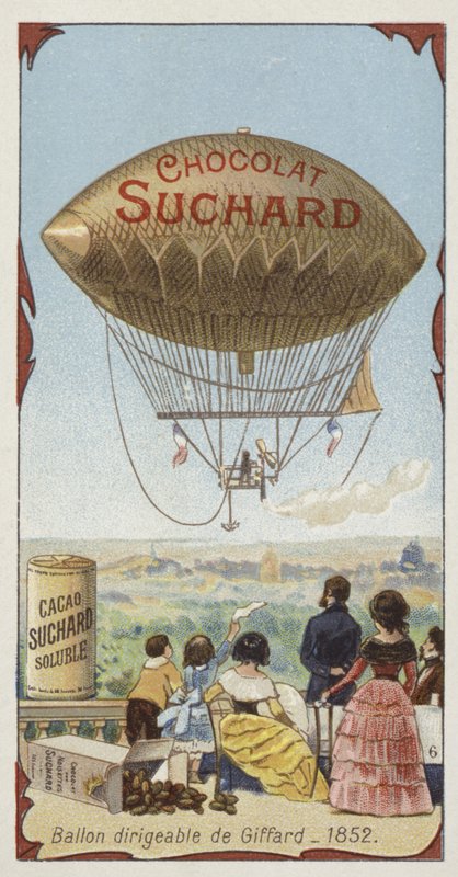 Sterowiec Giffards, 1852 autorstwa European School