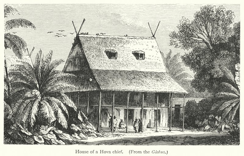 Dom wodza Hova (rycina) autorstwa European School