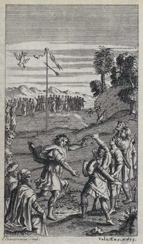 Ilustracja do tłumaczenia Eneidy Wergiliusza przez Johna Drydena (rycina) autorstwa European School