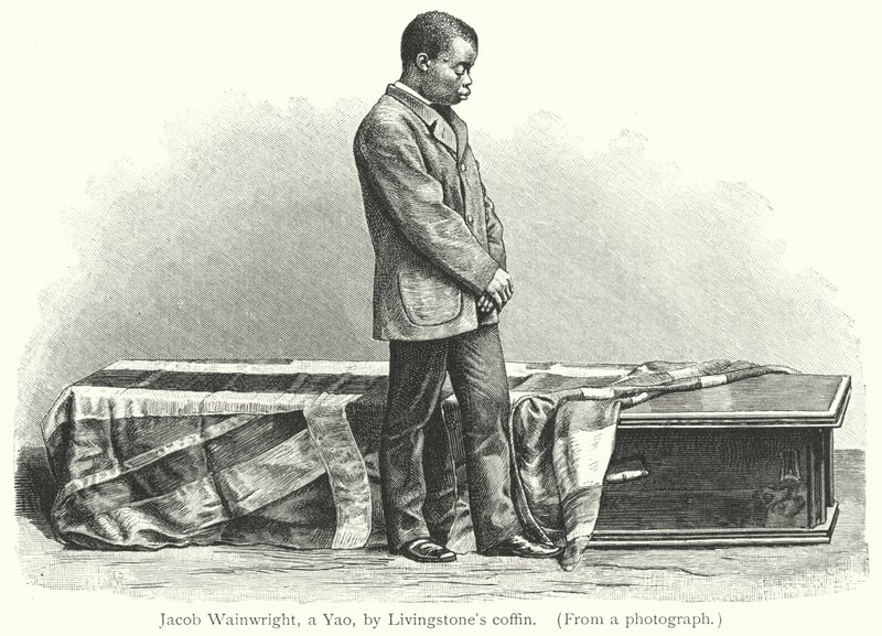 Jacob Wainwright, Yao, przy trumnie Livingstone