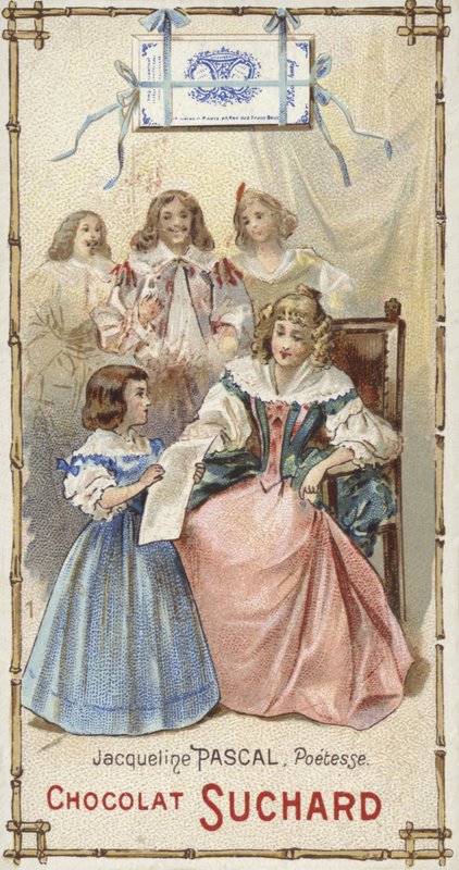 Jacqueline Pascal, francuska poetka, jako dziecko autorstwa European School