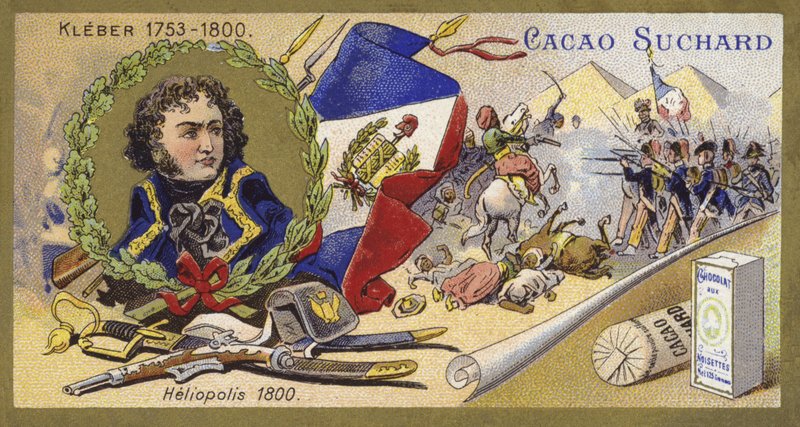 Jean-Baptiste Kleber i bitwa pod Heliopolis, Egipt, 1800 autorstwa European School