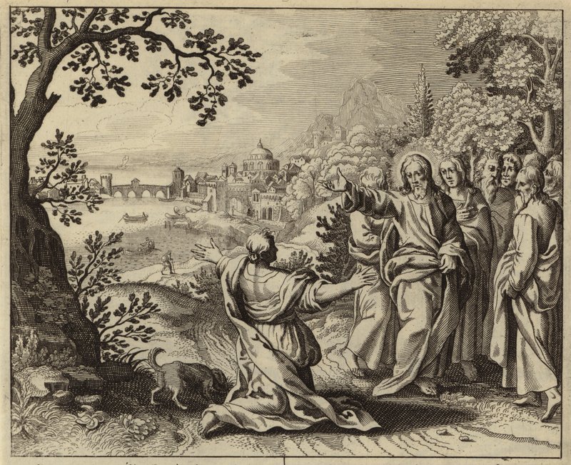 Jesus Christ healing the daughter of a woman of Canaan (engraving)   1322186   pl       polish Successfully Translated  Original: Portrait of the composer Friedrich von Flotow 1812-1883, 1883. Translat: Portrait of the composer Friedrich von Flotow 1812-18 autorstwa European School