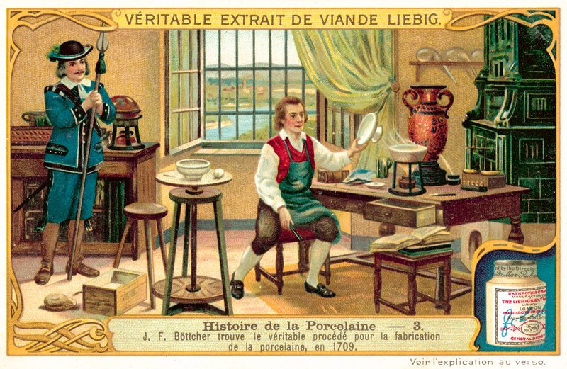 Johann Friedrich Boettger odkrywa proces produkcji porcelany autorstwa European School