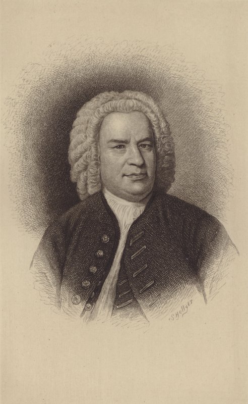 Johann Sebastian Bach (grafika) autorstwa European School