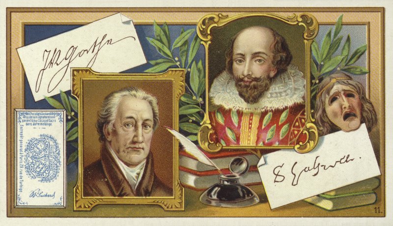 Johann Wolfgang von Goethe i William Szekspir autorstwa European School