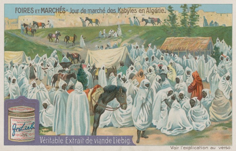 Dzień Targowy Kabyle w Algierii autorstwa European School