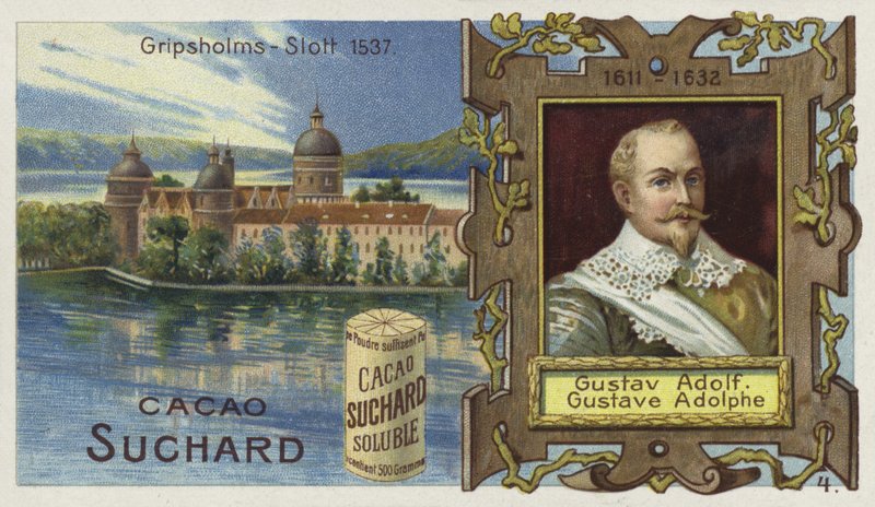 Król Szwecji Gustaw Adolf i zamek Gripsholm, Mariefred autorstwa European School