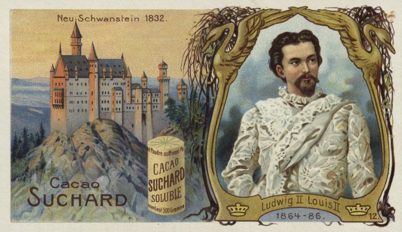 Król Ludwik II Bawarski i zamek Neuschwanstein autorstwa European School