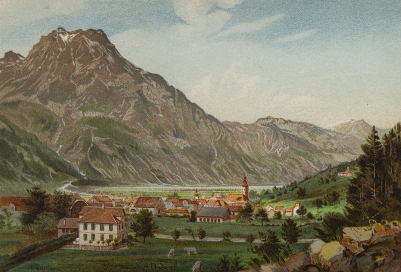 Jezioro Czterech Kantonów: Altdorf (kolor lito) autorstwa European School