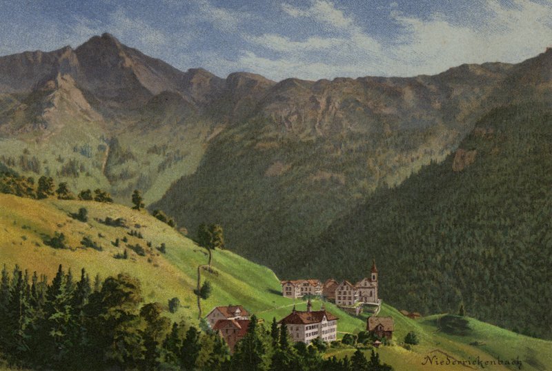 Jezioro Czterech Kantonów: Niederrickenbach (kolor lito) autorstwa European School