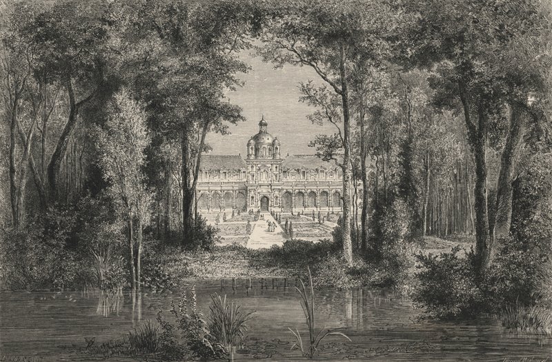 Les Tuileries Sous Henri IV (grafika) autorstwa European School