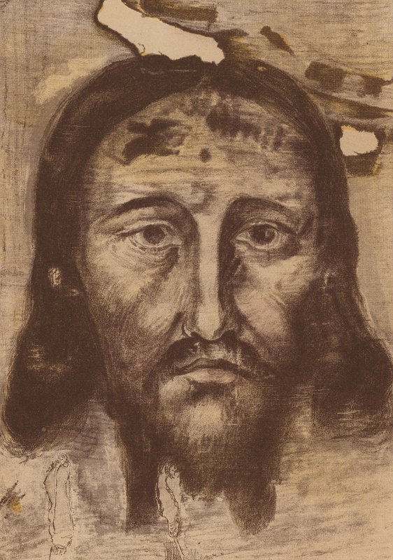 Podobieństwo do Jezusa Chrystusa: Z kościoła św. Bartłomieja w Genui (chromolit) autorstwa European School