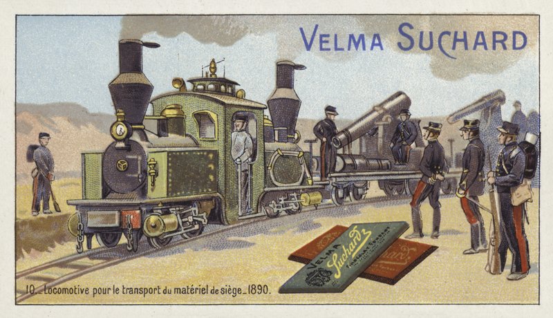 Lokomotywa do transportu broni oblężniczej, 1890 autorstwa European School