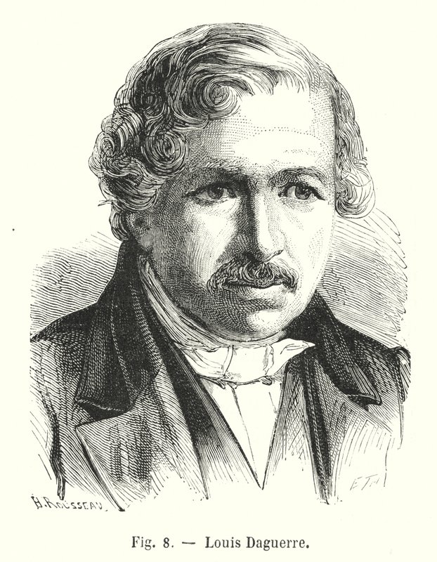 Louis Daguerre (grawerowanie) autorstwa European School