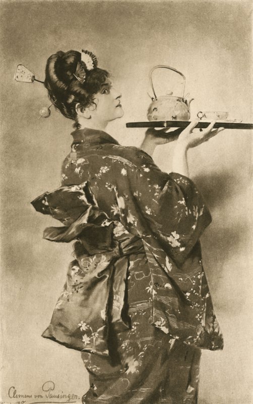 Madame Chrysantheme (litografia) autorstwa European School