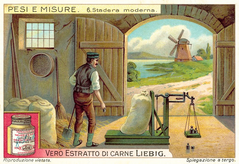 Nowoczesne wagi (chromolitho) autorstwa European School