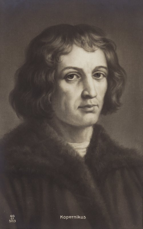 Mikołaj Kopernik (1473-1543), polski astronom (litografia) autorstwa European School