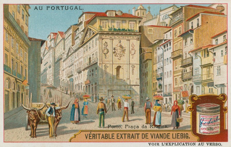 Porto, Praca da Ribeira autorstwa European School