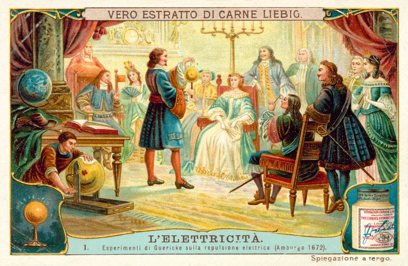 Eksperyment Otto von Guericke dotyczący odpychania elektrostatycznego, Hamburg autorstwa European School