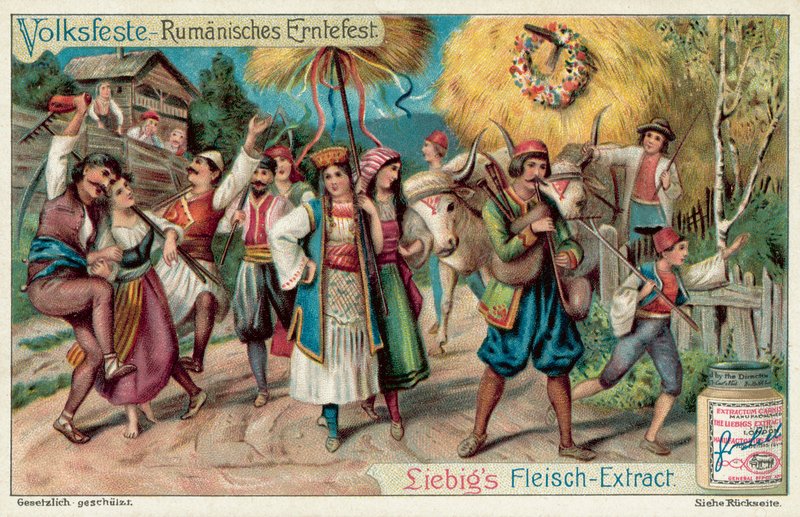 Uroczystości Zesłania Ducha Świętego w Rumunii (chromolitho) autorstwa European School