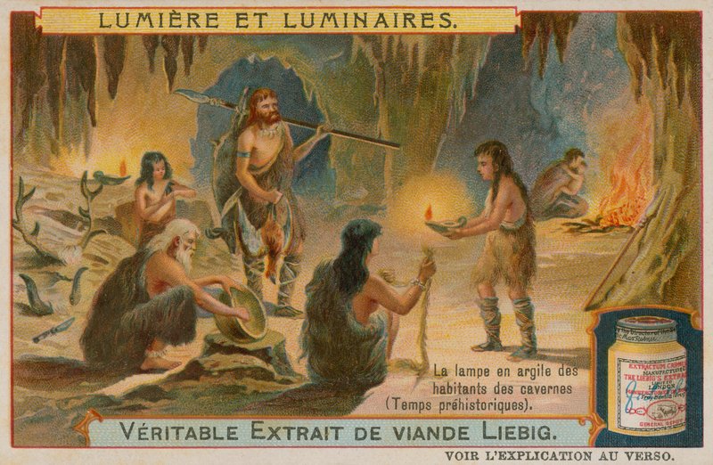 Prehistoryczne lampy gliniane autorstwa European School