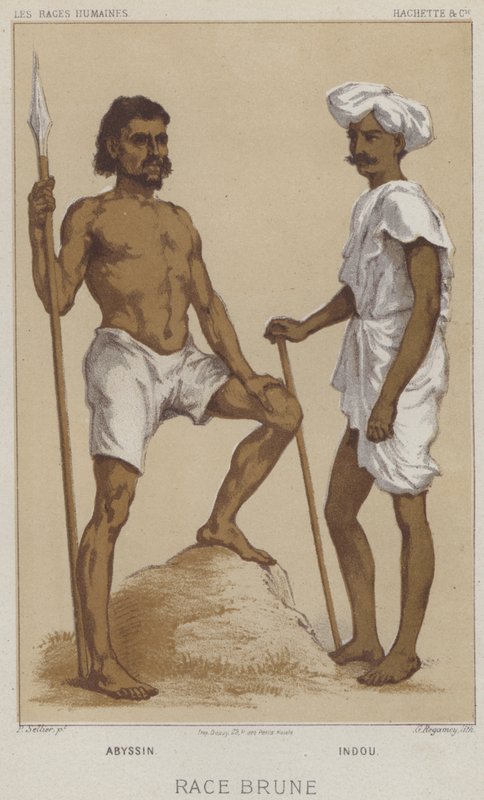 Raki Vryne, Abisynia, Hindu (chromolit) autorstwa European School